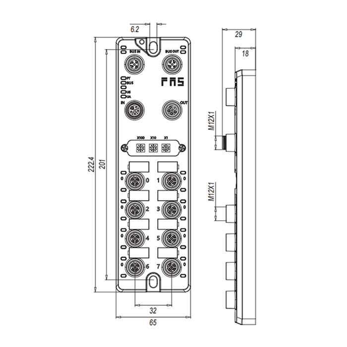 支持 EtherNet/IP 協(xié)議主站、8端口、IO-Link主站、Class A、004B11