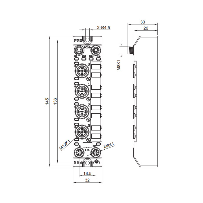 支持多協(xié)議主站、4端口、IO-Link主站、Class A、007AA3